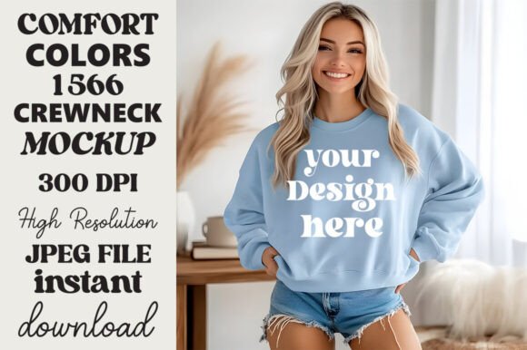 Comfort Colors 1566 Mockup Chambray 20 Review for Real Projects