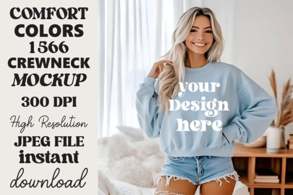 Comfort Colors 1566 Mockup Chambray 21 Review for Real Projects
