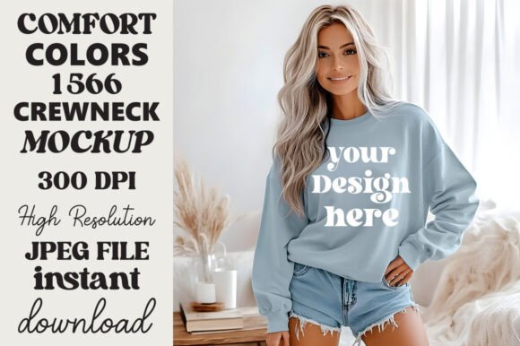 Comfort Colors 1566 Mockup Chambray 8 Review for Real Projects