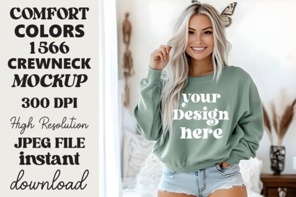 Comfort Colors 1566 Mockup Light Green 11 Review