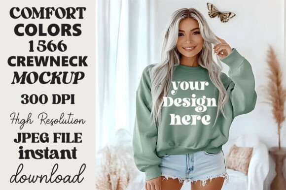 Comfort Colors 1566 Mockup Light Green 6 Review
