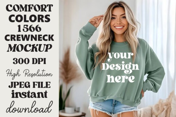 Comfort Colors 1566 Mockup Light Green 9 Review