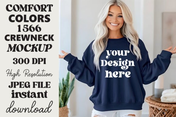 Comfort Colors 1566 Mockup True Navy 1 Review