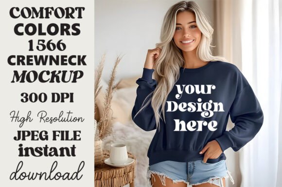 Comfort Colors 1566 Mockup True Navy 14 Review