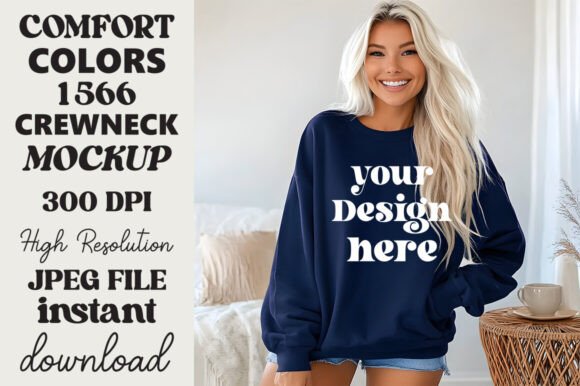 Comfort Colors 1566 Mockup True Navy 19 Review for Real Projects