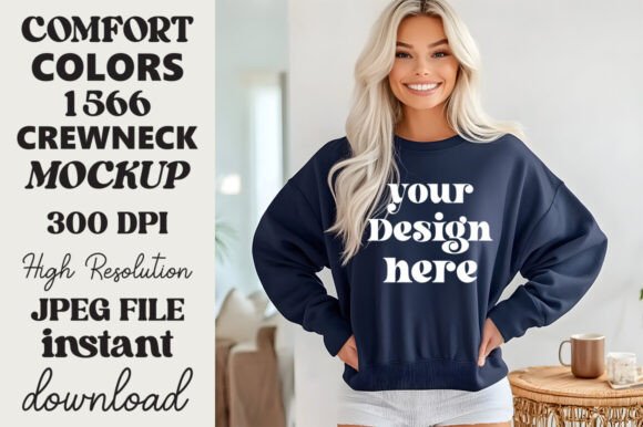 Comfort Colors 1566 Mockup True Navy 2 Review