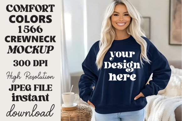 Comfort Colors 1566 Mockup True Navy 7 Review