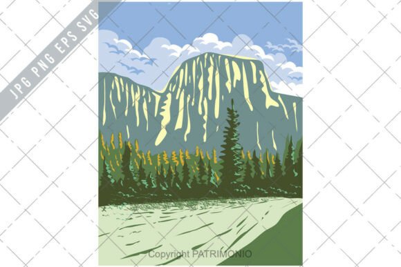 El Capitan in Yosemite Valley WPA Poster Review