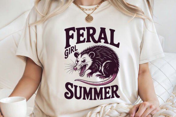 Funny Feral Girl Summer Opossum Shirt Review
