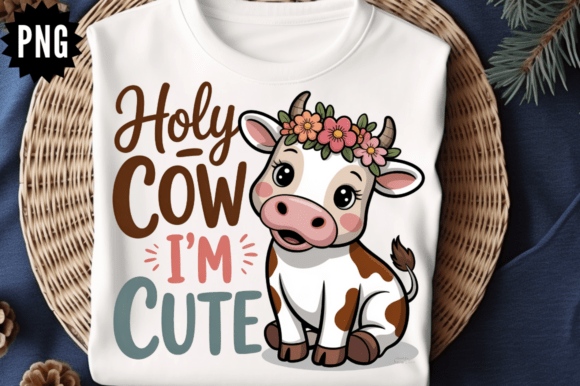 Holy Cow Iβm Cute PNG Design Review for Embroidery Projects